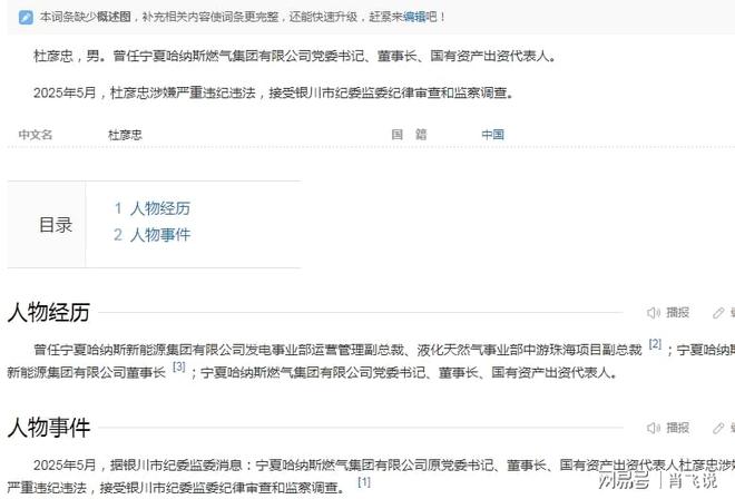 杜彦忠被查一个国企老总的倒下令人叹息OG真人游戏企观察：哈纳斯燃气公司(图1)